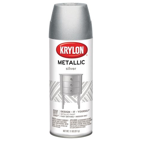 silver metallic spray paint